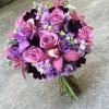 Purple Flowers Bride love